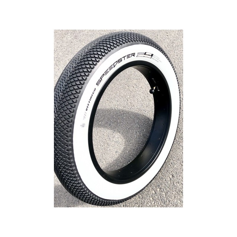 Fatbike white sidewall tyre speedster 