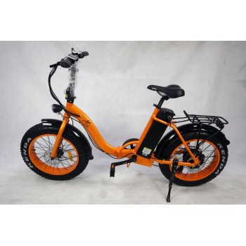 Moi-eBike Vanille - Orange & Black vélo électrique pliant fatbike vélo gros pneus fitch bike